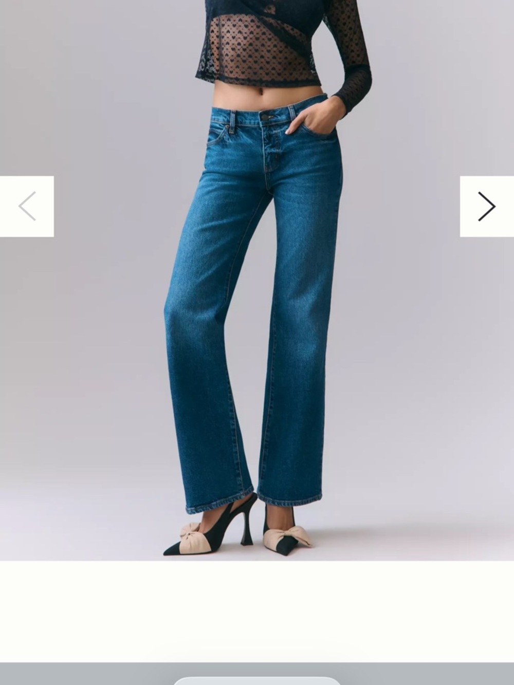 FRAME The Rodeo Low-Rise Bootleg Jeans - Nebula